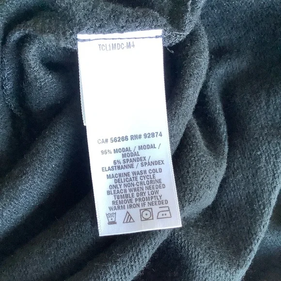 Splendid Dress Women’s Shift 3/4 Sleeve Black Tunic Dress Size Small - Picture 3 of 6